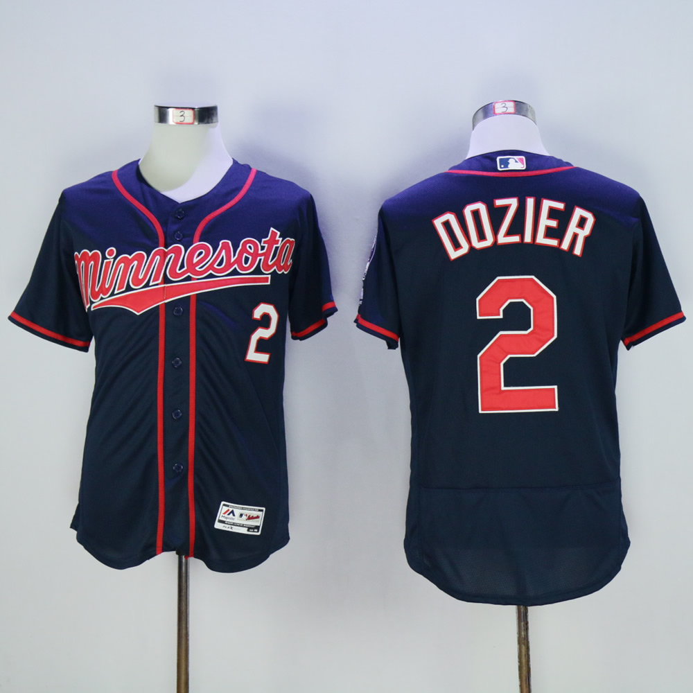 Men Minnesota Twins 2 Dozier Blue MLB Jerseys